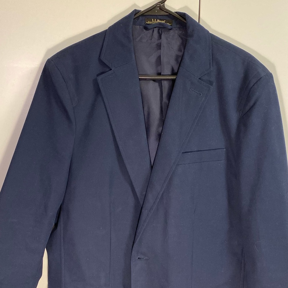 Blue L.L. Bean blazer